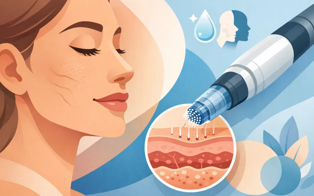 Microneedling for Fine Lines and Uneven Skin Tone
